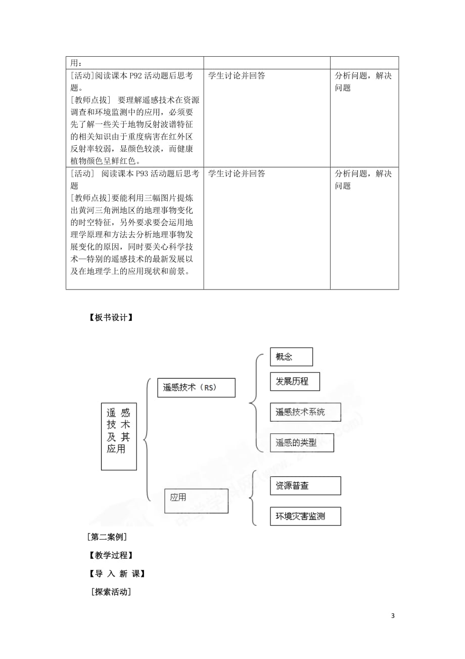 高中地理 3.2《遥感技术的应用》教案 中图版必修3_第3页