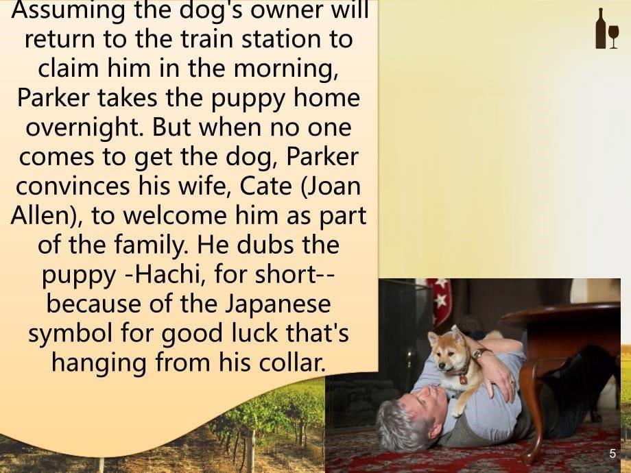 电影忠犬八公的故事英文介绍PPT_第5页