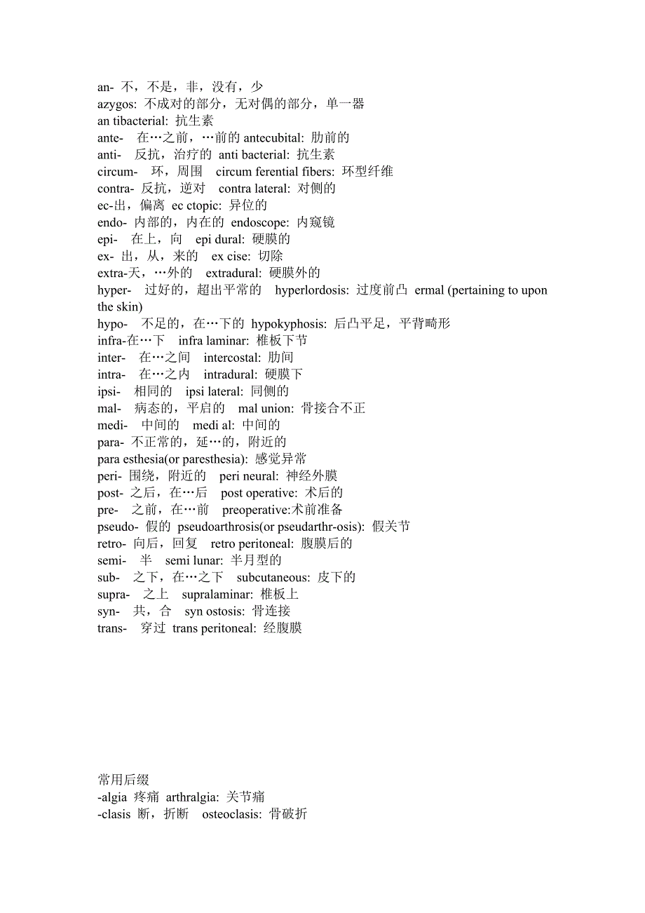 6636编号医学英语词汇(词根、词缀)_第4页