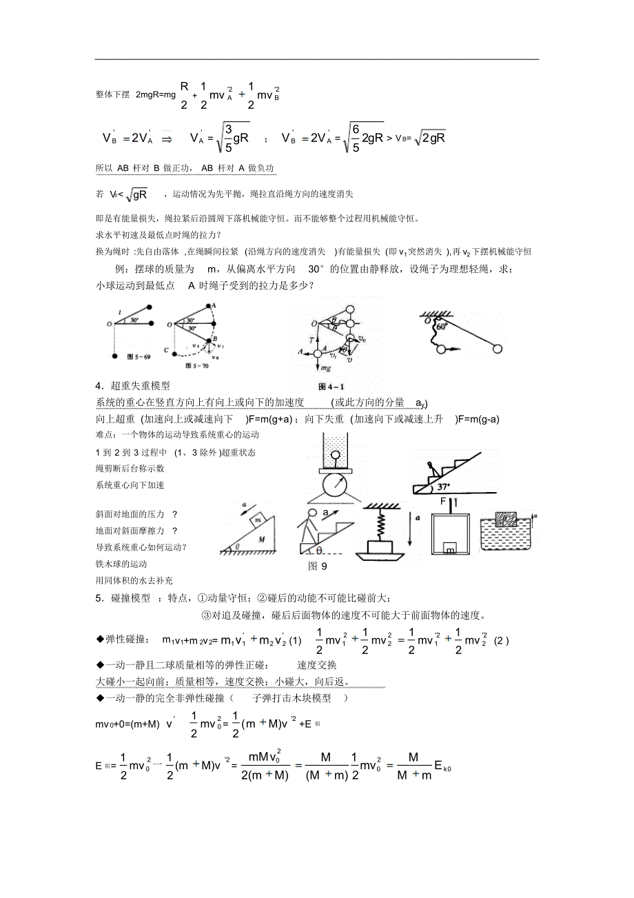2013年高考物理复习二(力学模型及方法)_第2页