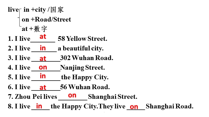 人教精通小学英语五年级上期中复习常考题ppt课件_第3页