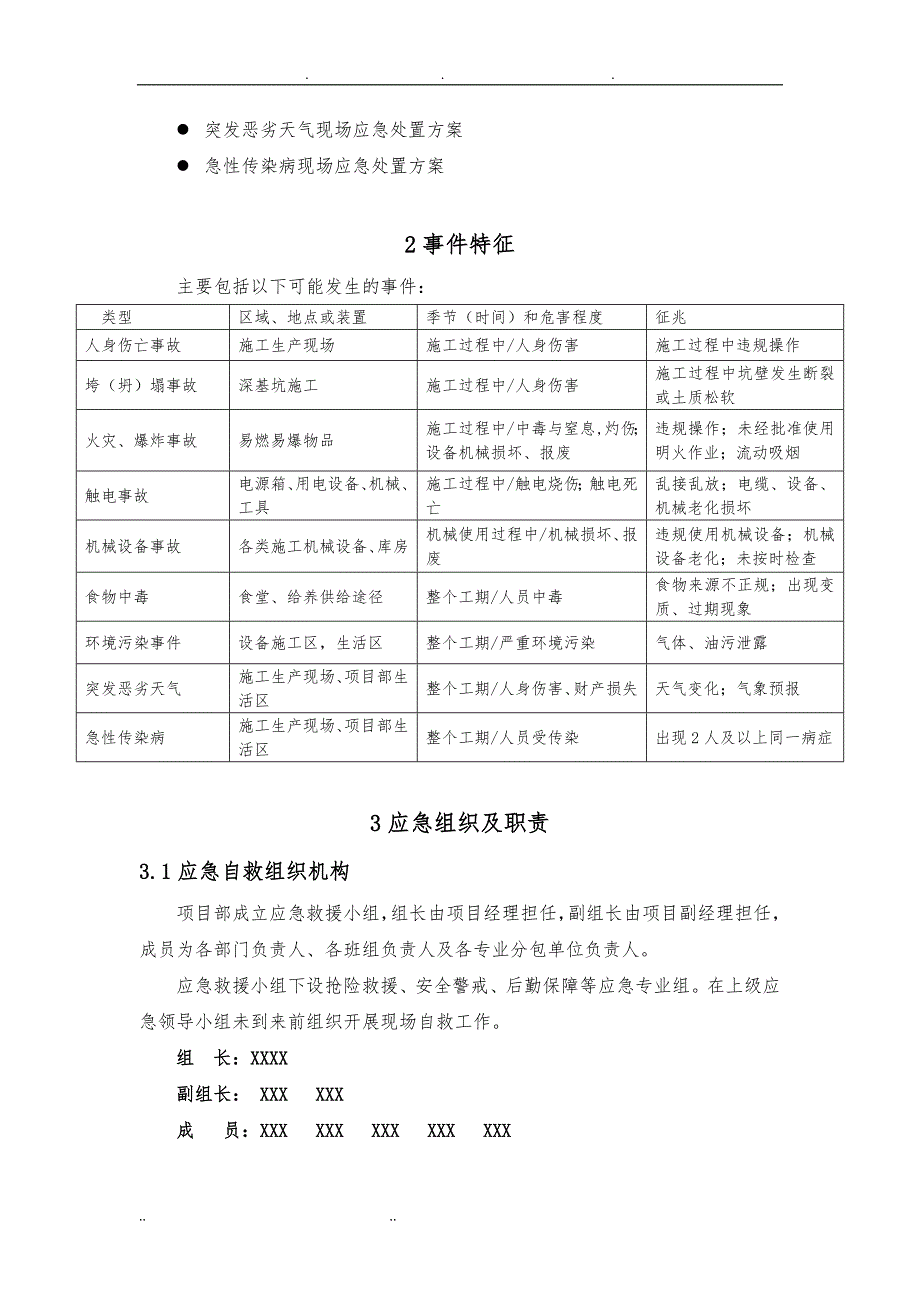 电力施工项目现场应急处置方案_第2页