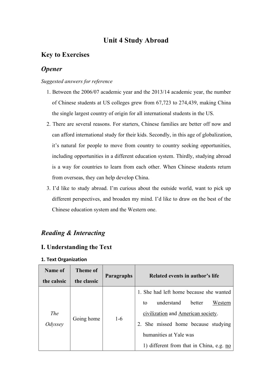 全新版大学进阶英语第二册第四单元答案--_第1页