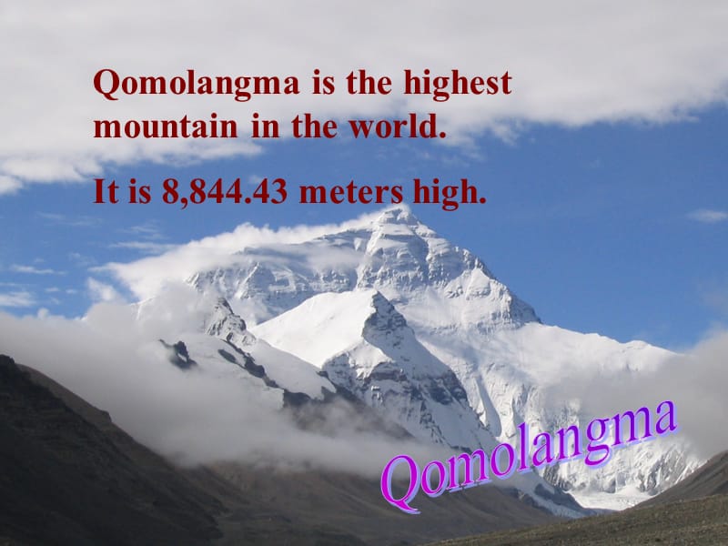 八年级英语下册 Unit 7 What’s the highest mountain in the world Section A Period 1课件_第4页