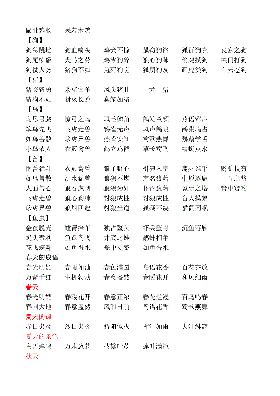 二年级成语大全--_第2页