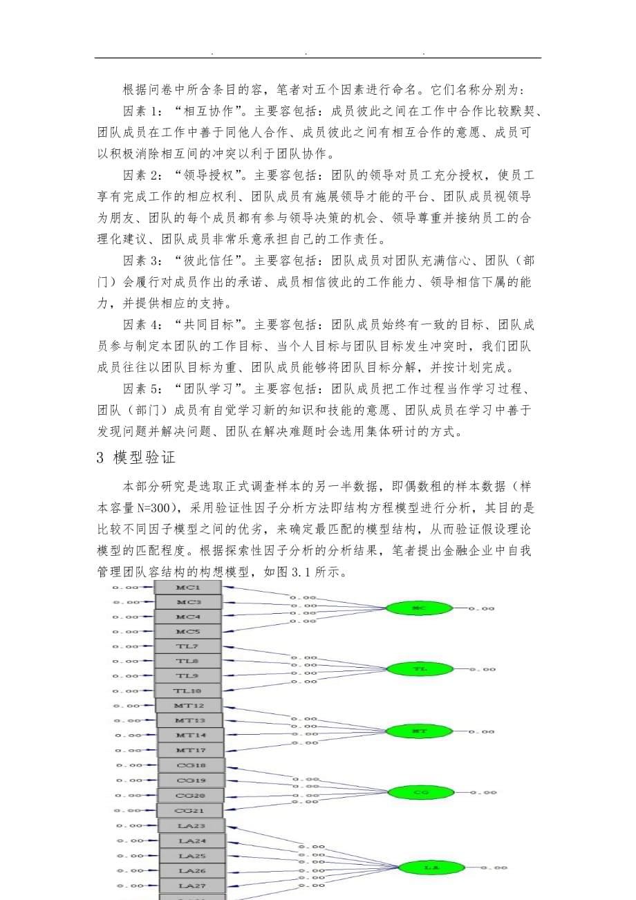 金融企业自我管理团队内容结构分析报告_第5页