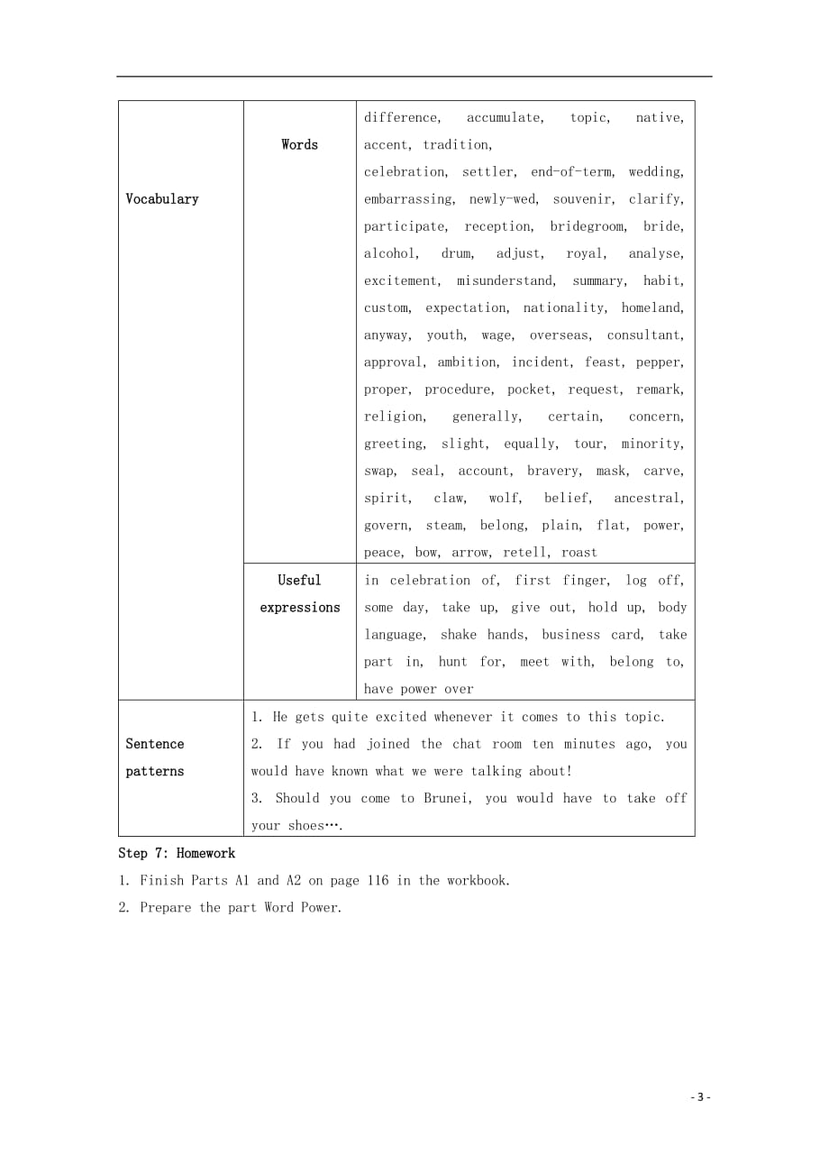 高中英语 Unit 3《understanding each ohter-reading》教案1 牛津译林版选修6_第3页