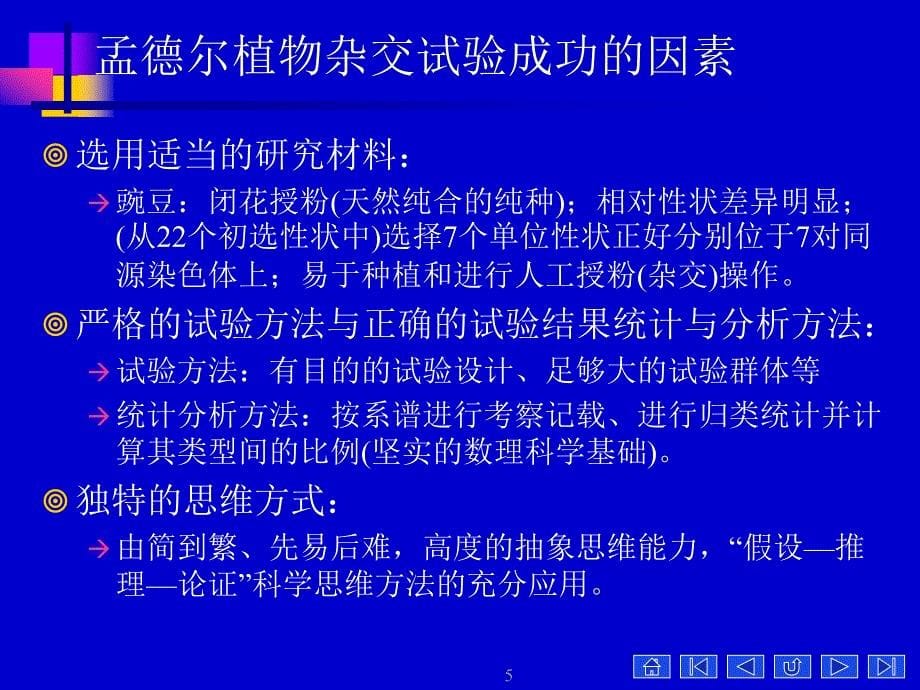 6606编号医学遗传学 第三章孟德尔遗传定律总论_第5页