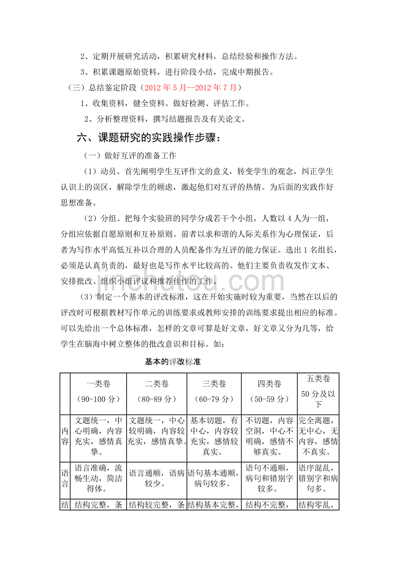 初中作文互评互改微型课题总结-_第4页