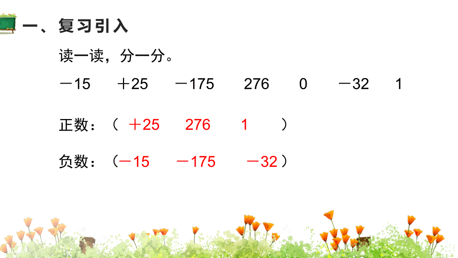 苏教版五年级上册数学《第1单元 负数的初步认识 第2课时 认识负数（2）》教学课件_第3页