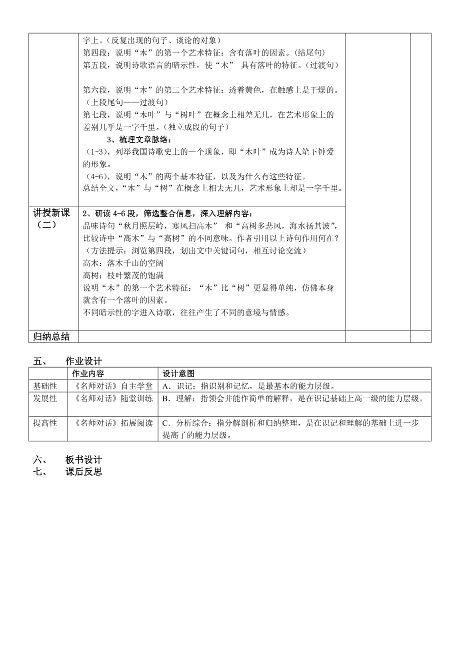 说木叶优秀教案参赛用-_第2页