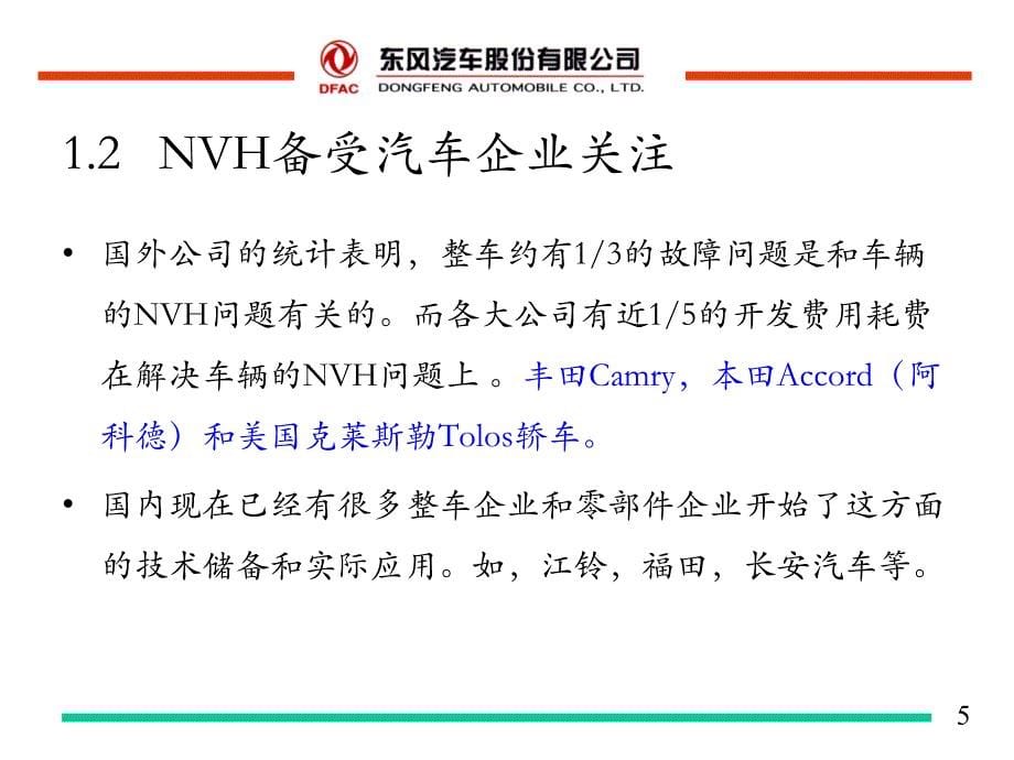 2019整车NVH技术-东风课件_第5页