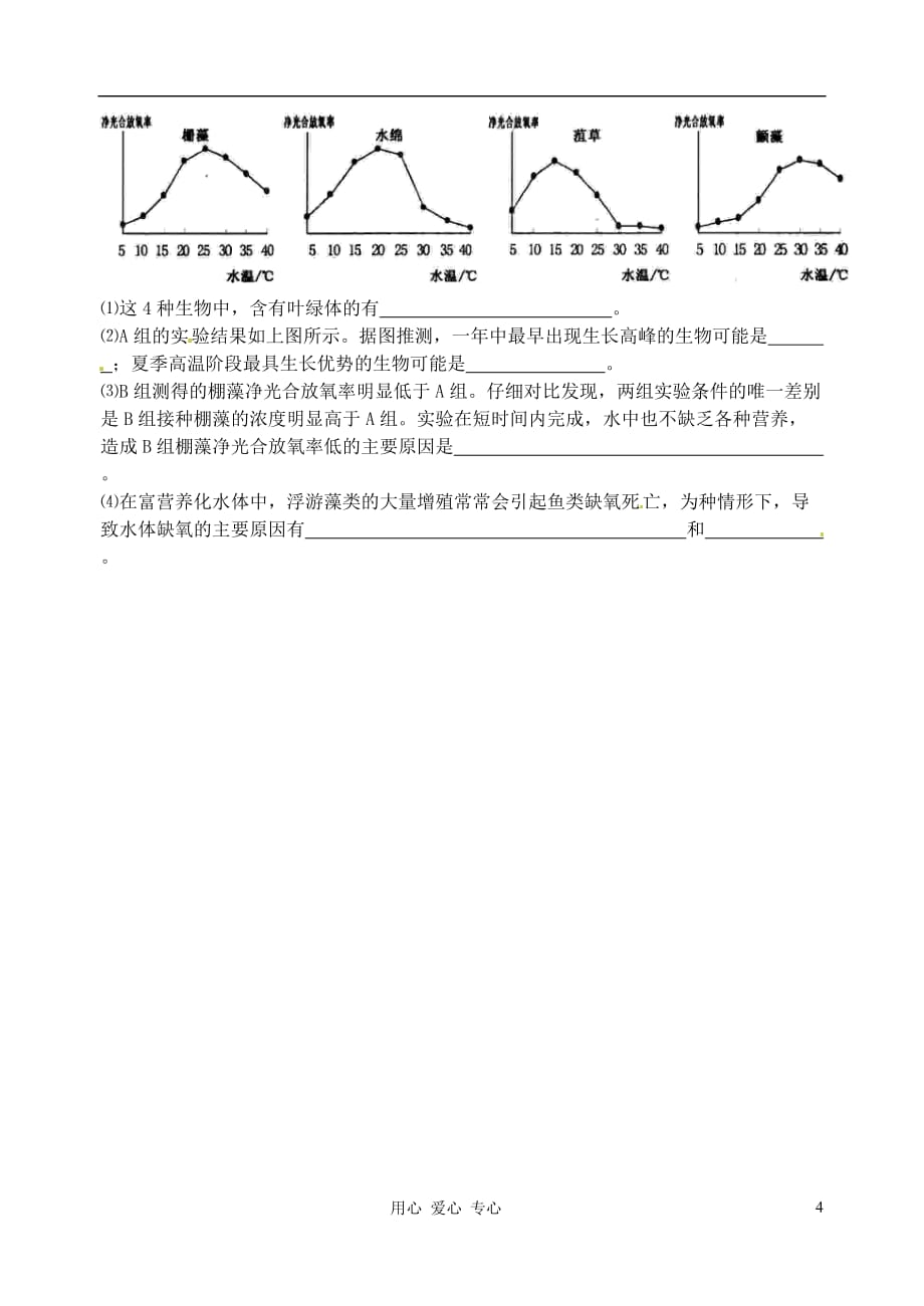 江苏省高三生物总复习 3-3光合作用学案_第4页