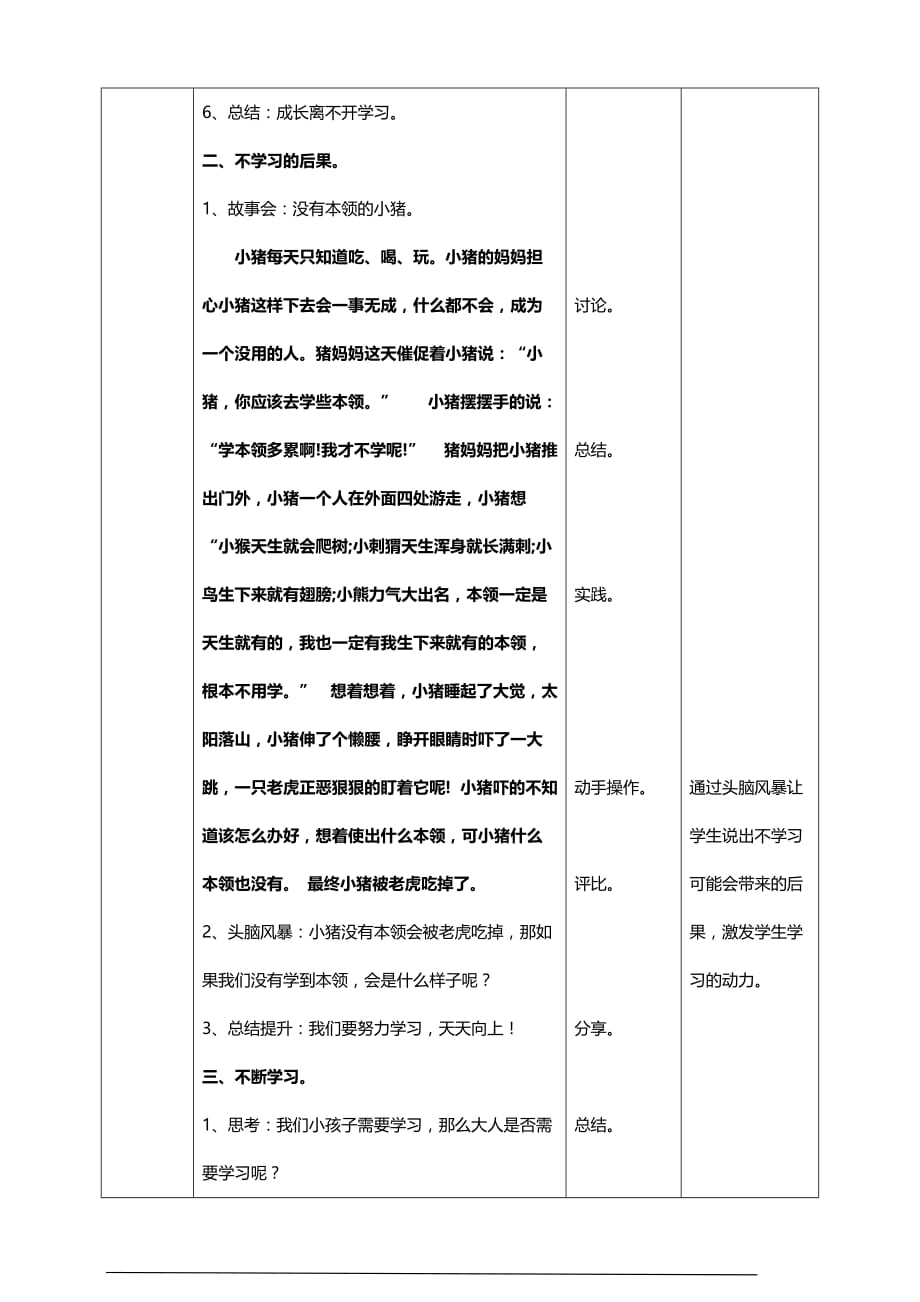 部编版道德与法治三年级上册1.学习伴我成长 教案（第一课时）_第2页