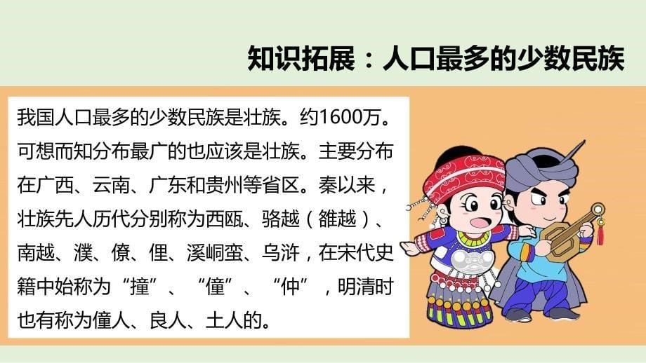 部编版道德与法治五年级上册7中华民族一家亲第一课时_第5页