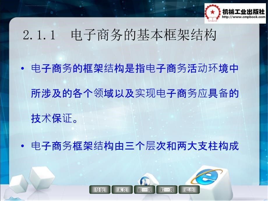 电子商务的框架结构和交易模式课件_第5页