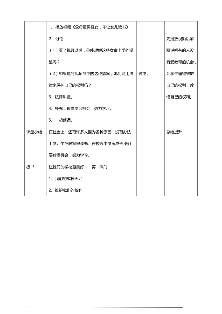 部编版道德与法治三年级上册6.让我们的学校更美好 教案（第一课时）_第2页