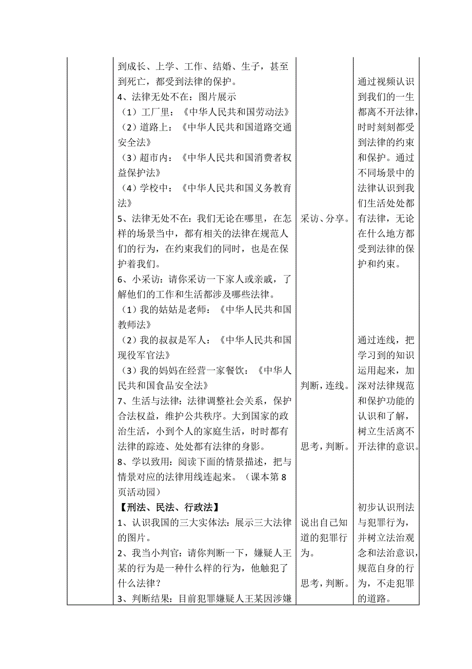 部编版道德与法治五年级上册教学设计_第4页