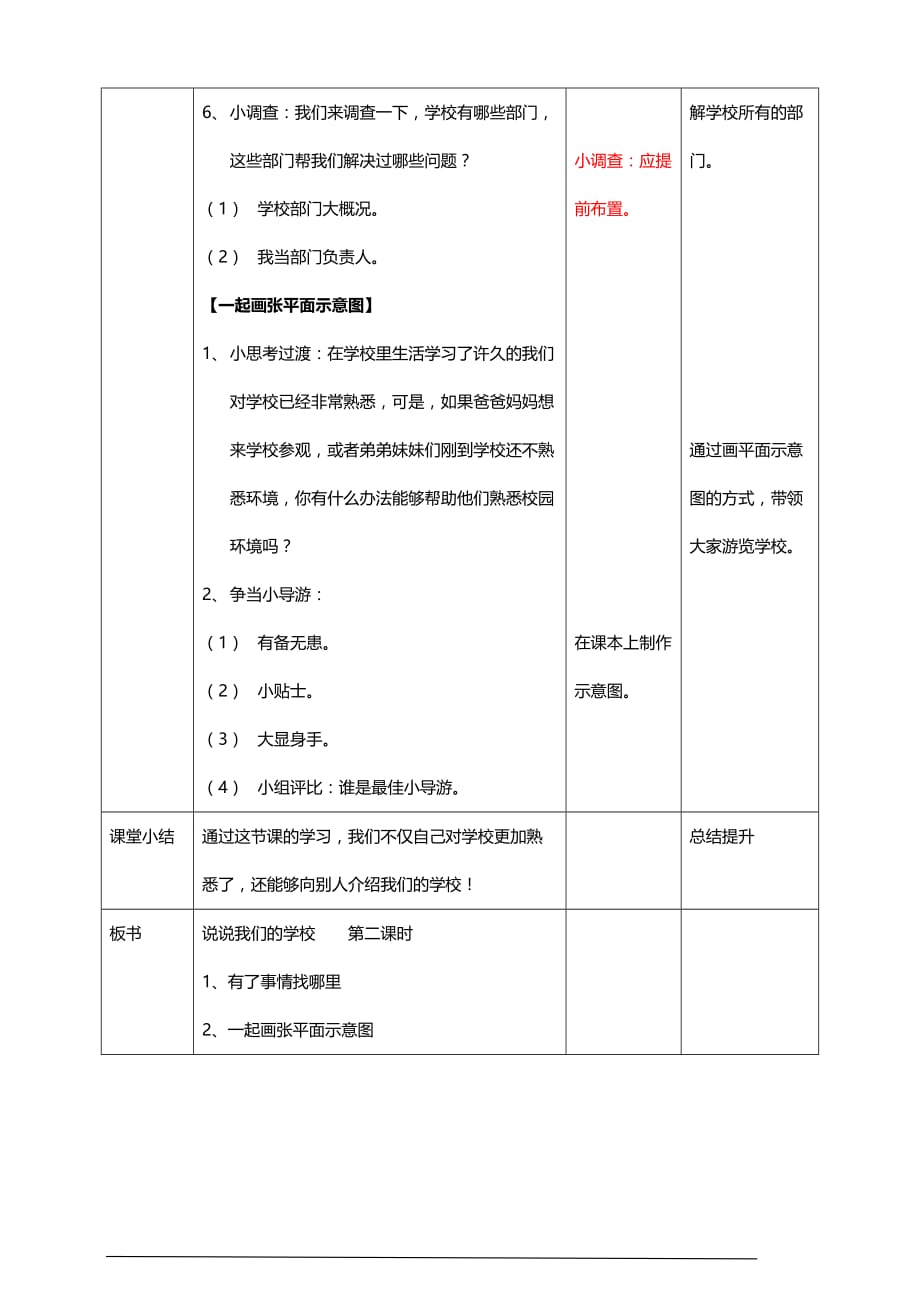 部编版道德与法治三年级上册4.说说我们的学校 教案(第二课时)_第2页