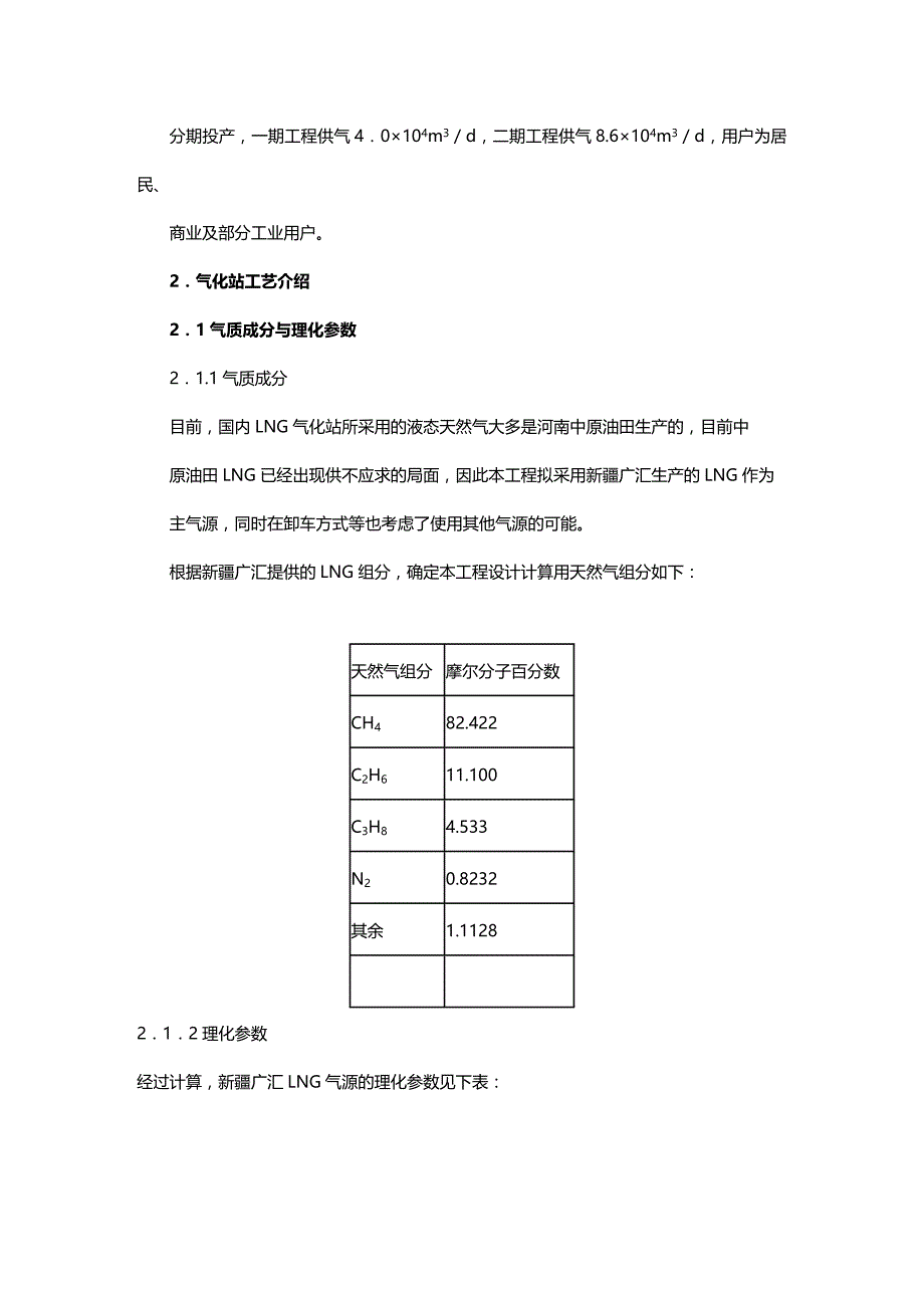 (2020年){生产工艺技术}某某某年威海液化天然气气化站工艺设计介绍_第2页