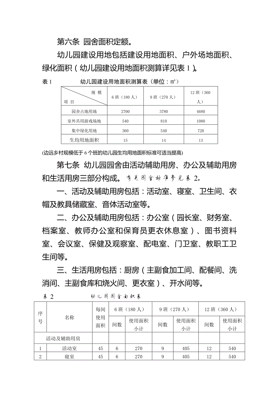 9686编号广西壮族自治区幼儿园办园基本标准_第4页