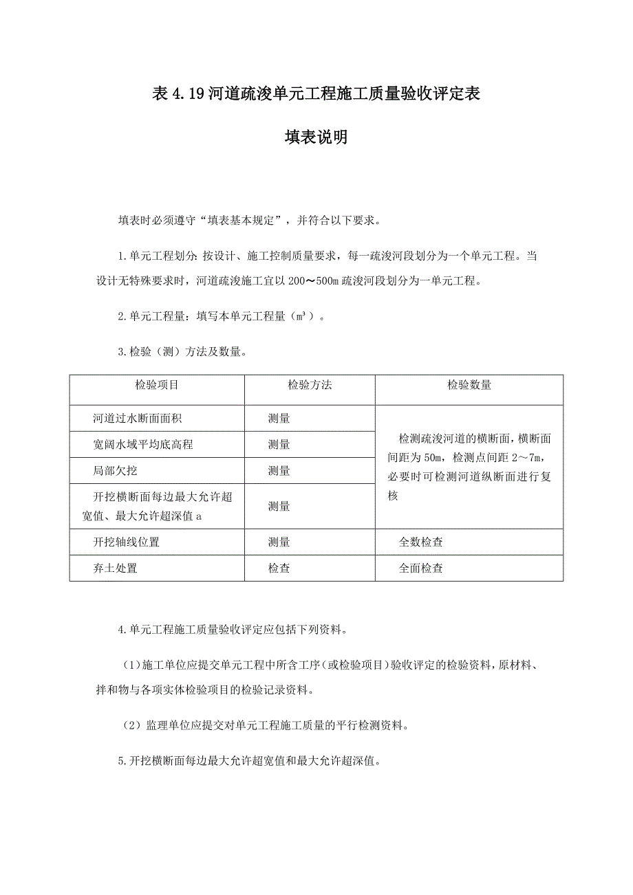 10791编号河道疏浚单元工程验收评定表_第1页