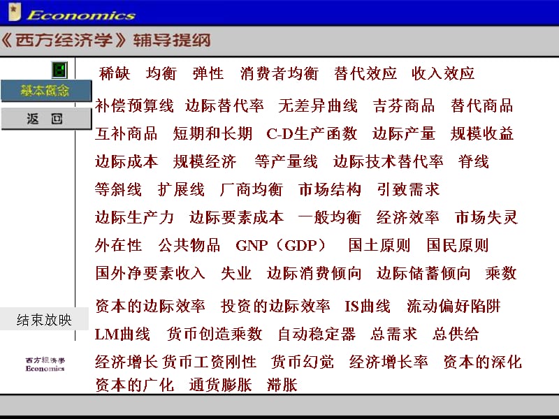 西方经济学复习提要教学材料_第3页