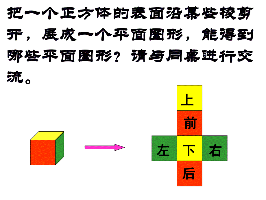 北师大小学数学五下2.2展开与折叠PPT课件8_第3页