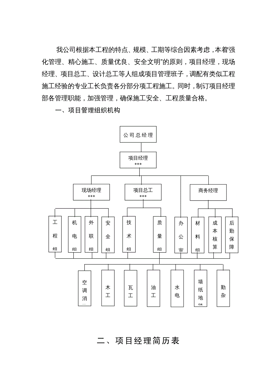 {企业组织设计}第一部分施工组织设计说明某市特发信息港_第4页