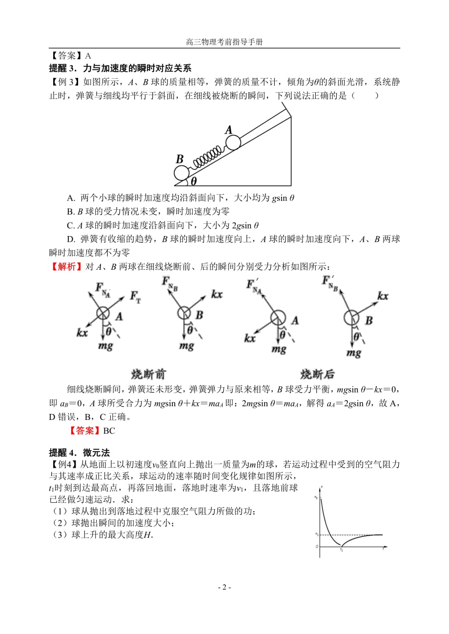 高三物理考前指导三方法再提醒_第2页