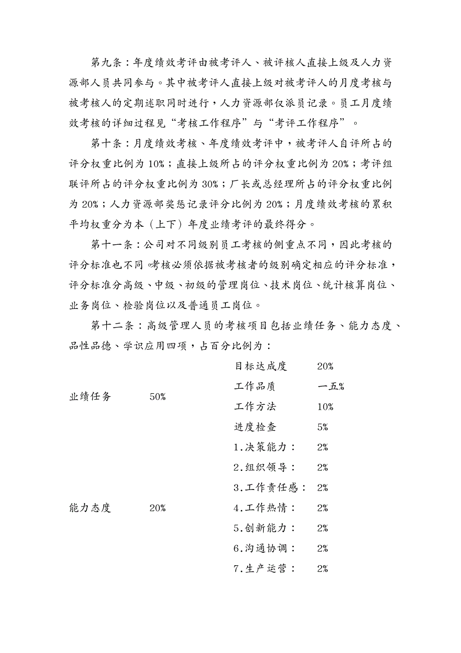 {绩效管理方案}优秀绩效考核方案范本_第4页