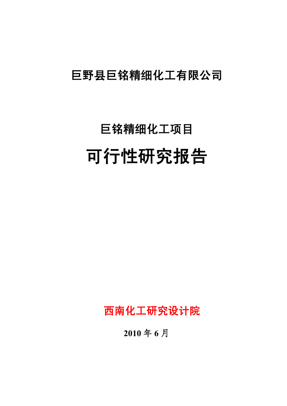 {能源化工管理}精细化工可研申请报告20万吨甲醇可研_第2页