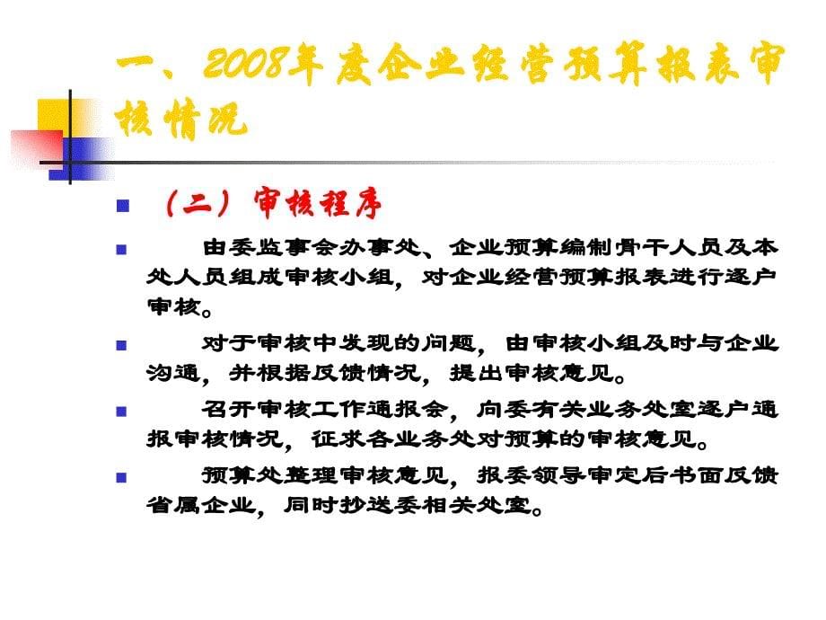 2009年度企业经营预算报表讲解-_第5页