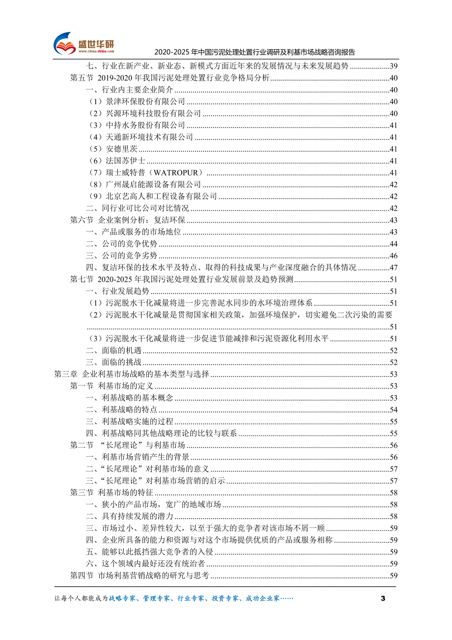 2020-2025年中国污泥处理处置行业调研及利基市场战略咨询报告_第3页
