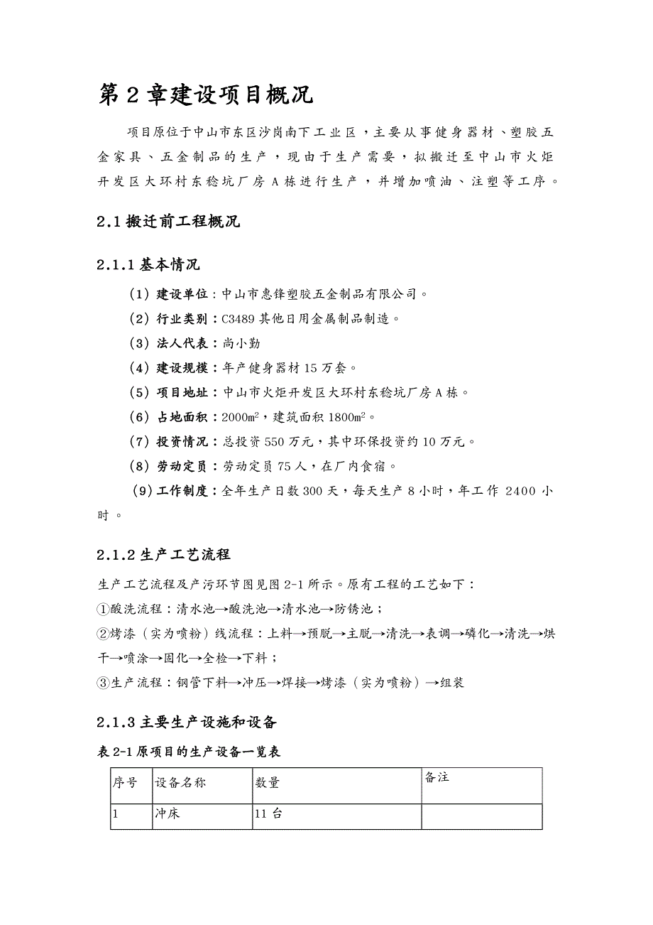 {环境管理}某某某年惠锋塑胶五金制品公司搬迁扩建环境影响报告书_第3页