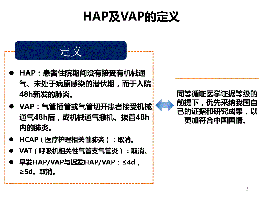 中国成人医院获得性肺炎与呼吸机相关性肺炎诊断和治疗指南(2018年版)-_第2页