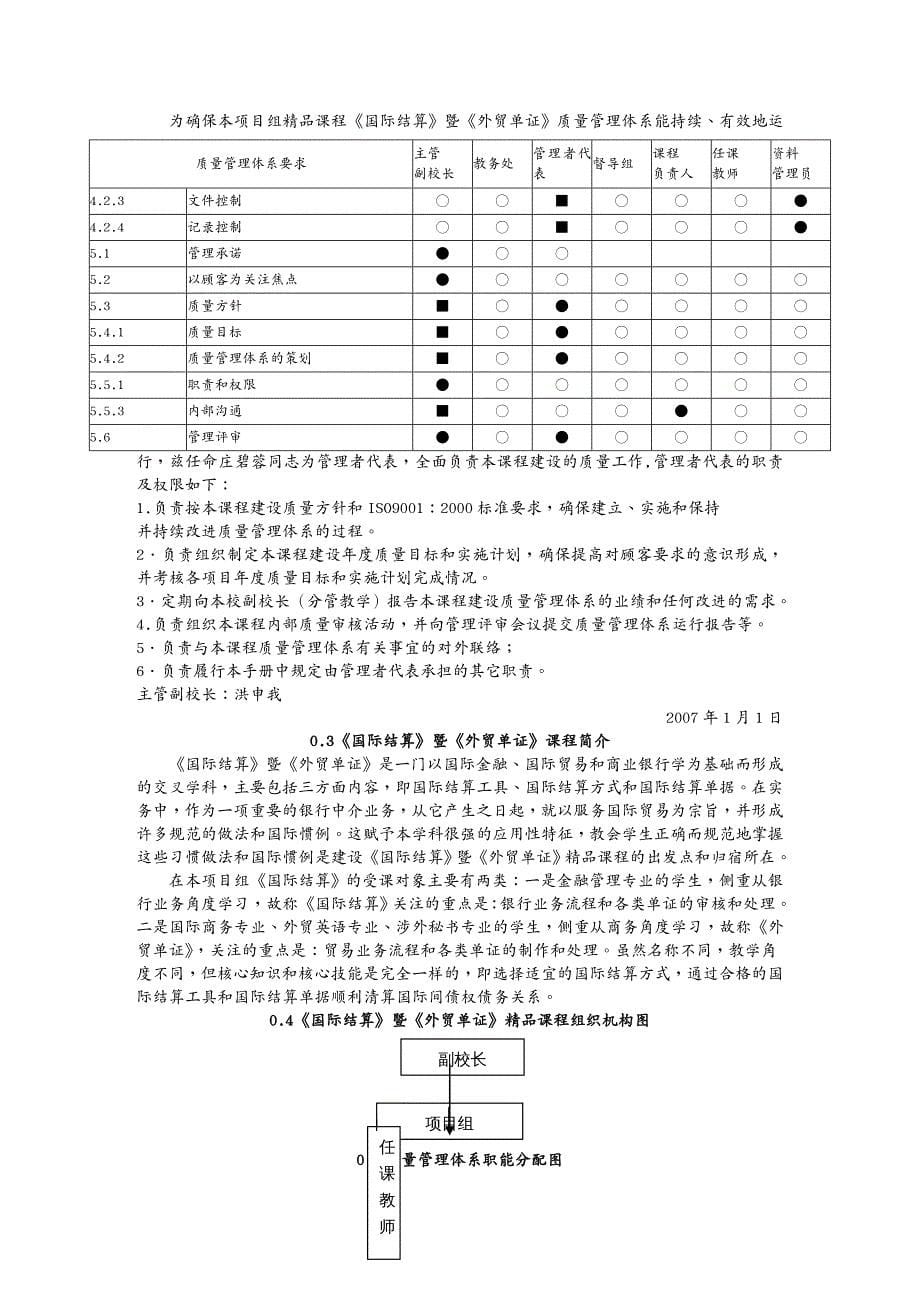 品质管理质量手册国际结算暨外贸单证质量手册_第5页