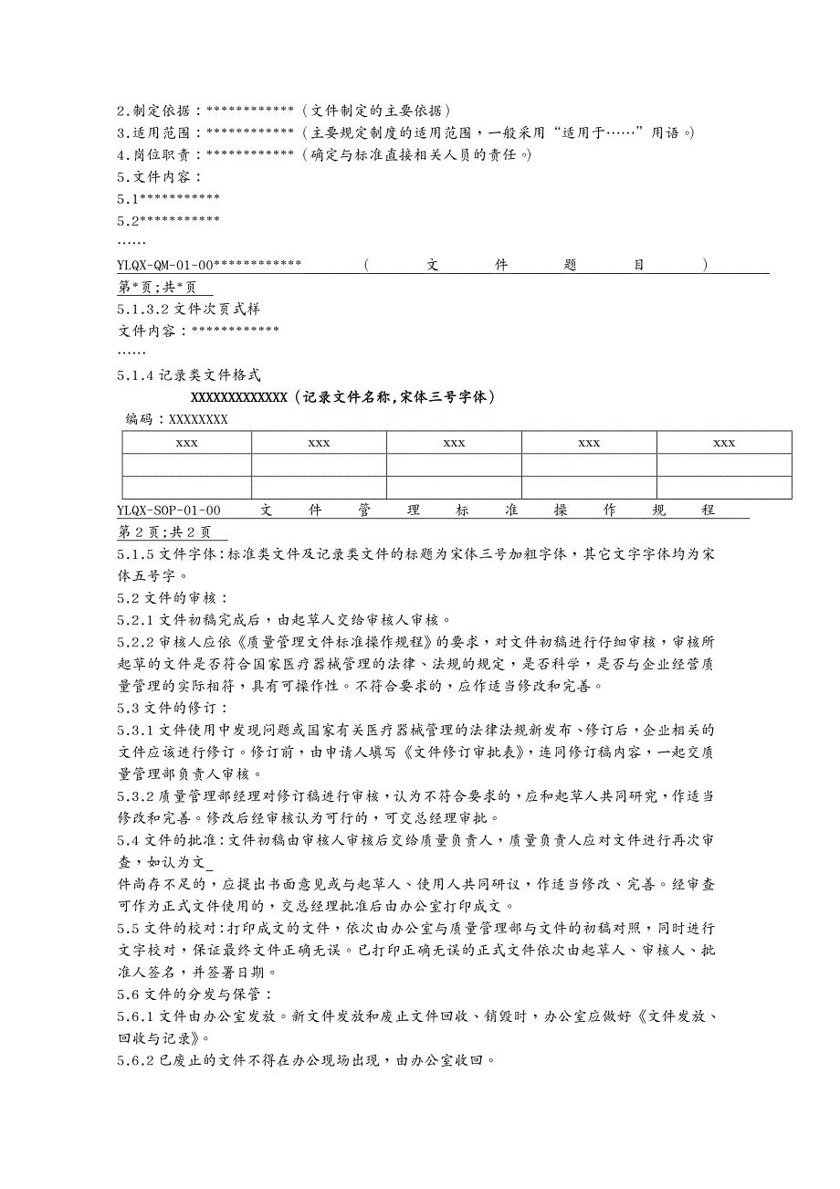 品质管理质量认证医疗器械质量体系规程_第3页