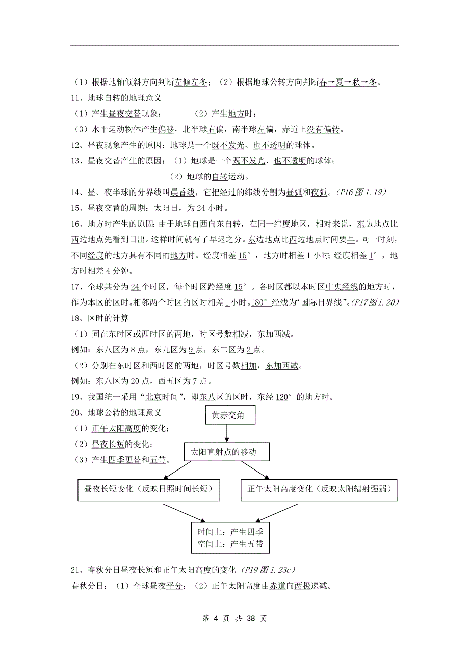 994编号高中地理学业水平测试(会考)重点知识复习提纲_第4页