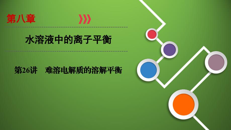 2020届高三化学总复习—难溶电解质的溶解平衡-课件(共47张PPT)_第1页