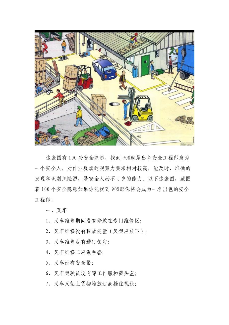 100个安全隐患-_第1页