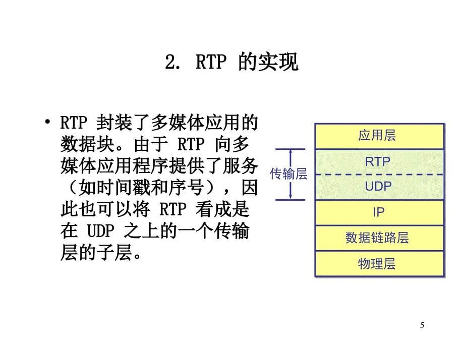 多媒体通信---第5章 多媒体通信的实时通信协议课件_第5页