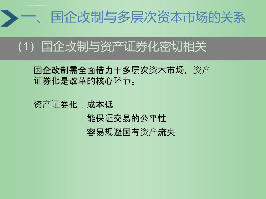 多层次资本市场创建中的国企改制课件_第3页