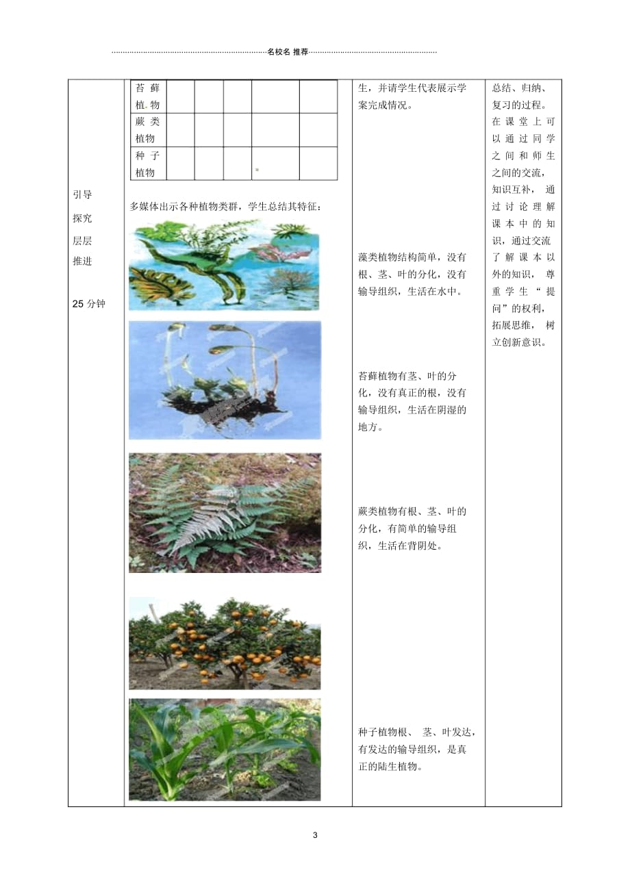 山东省枣庄市峄城区吴林街道中学初中八年级生物下册第五单元第一章《生命的起源和进化》第3节《生物进化_第3页