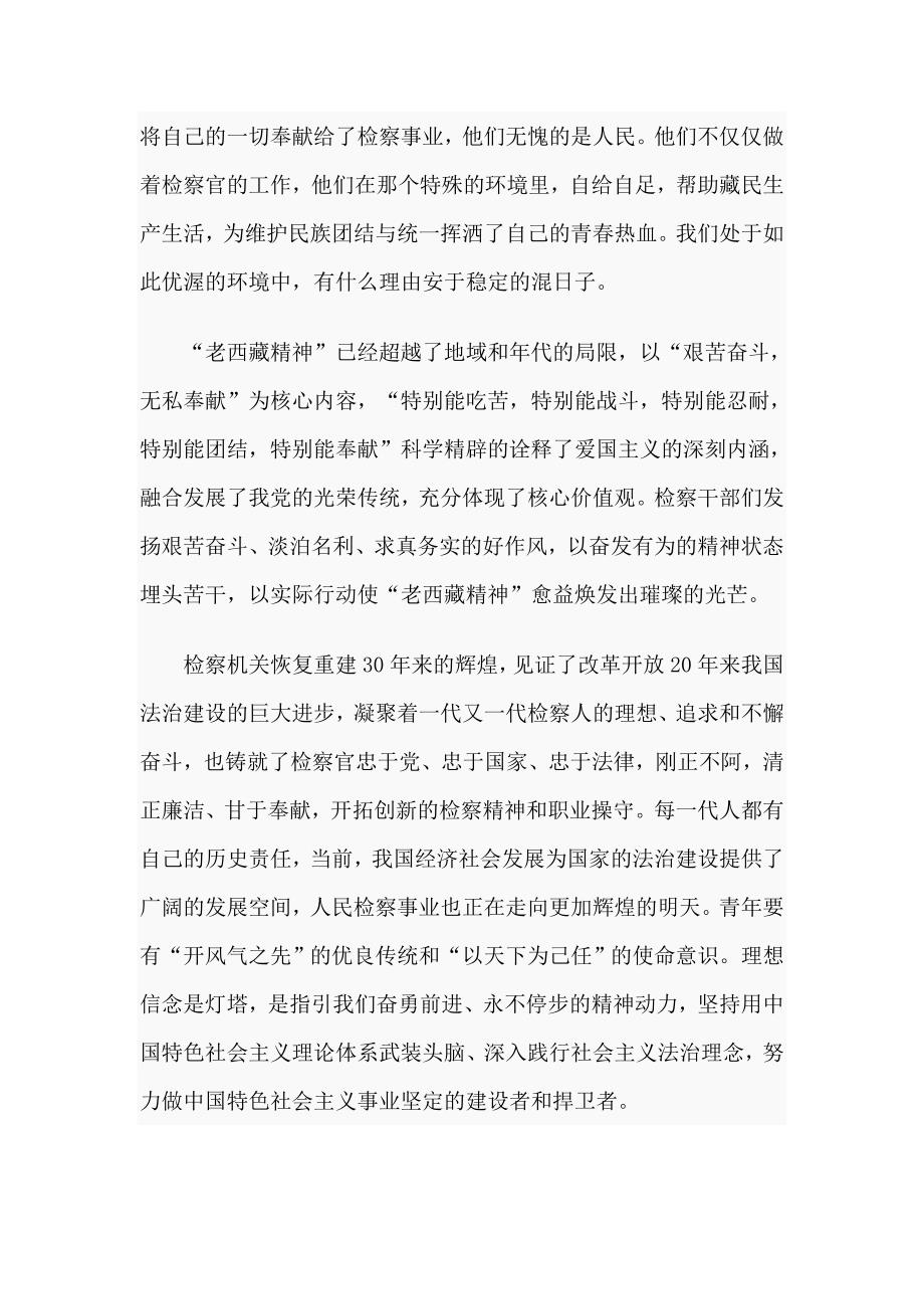 老西藏精神心得与讲政治、重廉洁、守纪律做一名纪检监察铁军的“急先锋”（党课讲稿）两篇_第3页