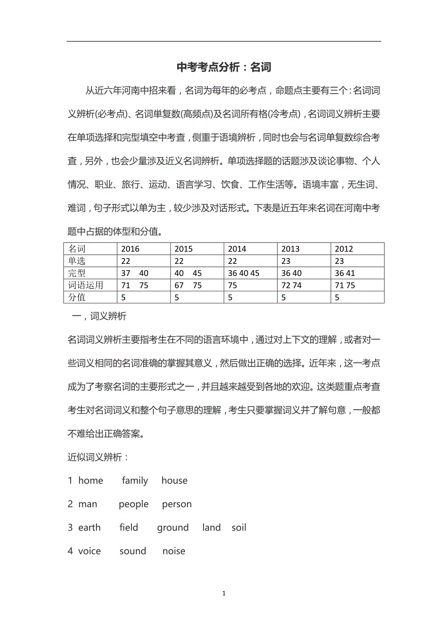 2020年整理中考考点名词.doc_第1页