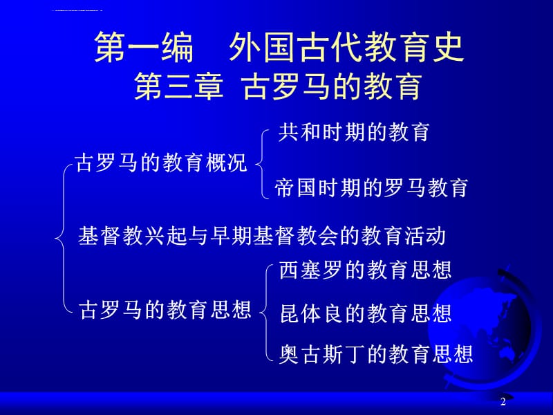 外国教育史-03《古罗马的教育》课件_第2页