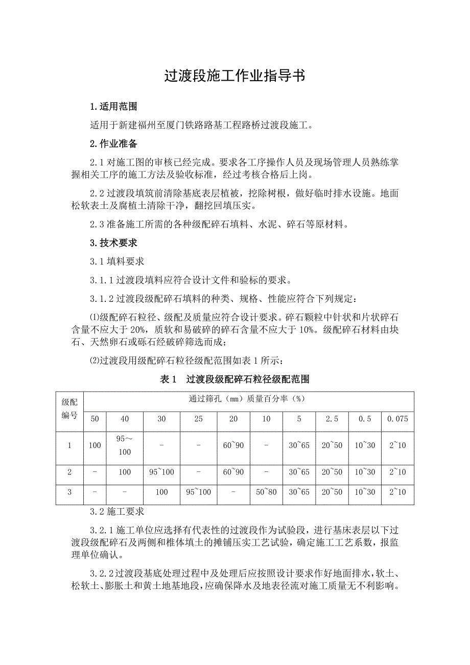 路18过渡段施工作业指导书（中铁上海局）_第1页