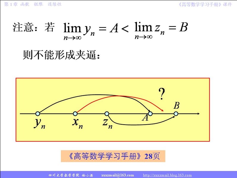 同济大学《高等数学》1.6节 极限存在准则 两个重要极限课件_第5页