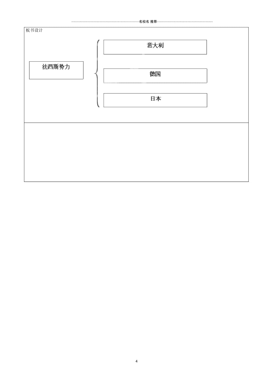 陕西省神木县大保当初级中学九年级历史下册第5课法西斯势力的猖獗名师教案新人教版_第4页